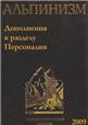 Альпинизм. Энциклопедический словарь.
Дополнения к разделу "Персоналии".